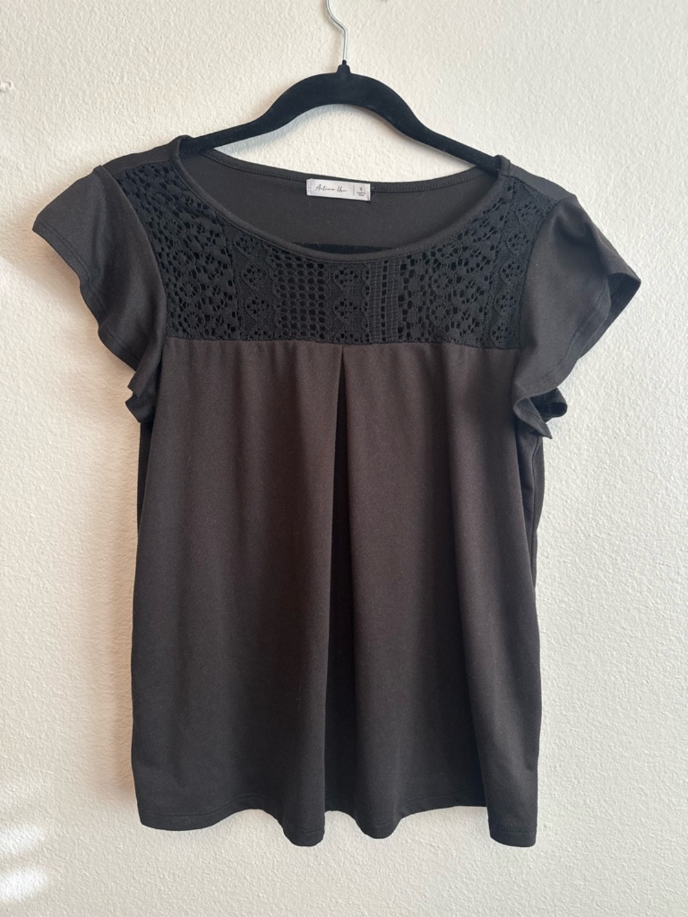 Classic Black Women's Short Sleeve Top